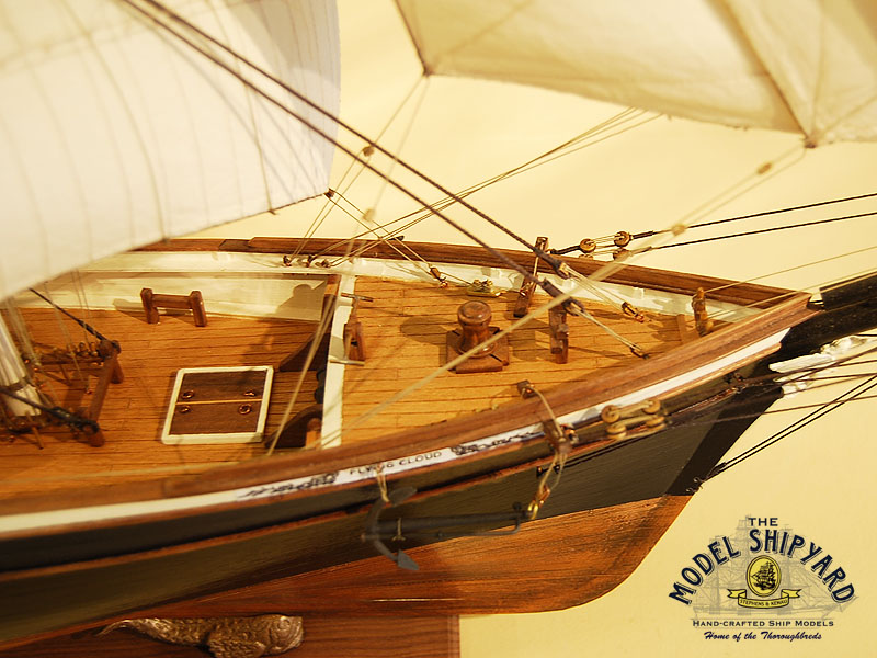 Scale Model of the Clipper Ship Flying Cloud – Lannan Gallery