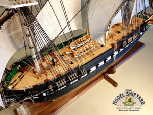 USS Constitution Wooden Scale Model Ship Deck ViewUSS Constitution Wooden Scale Model Ship Deck View