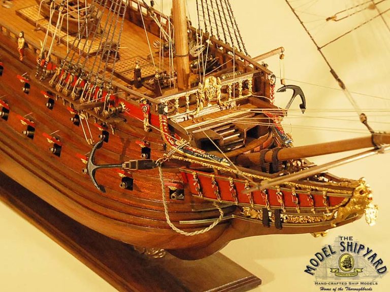 Wasa (Vasa) Wooden Scale Model Ship Forecastle | The Model Shipyard