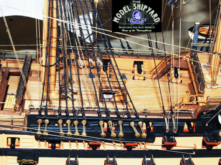 HMS Victory wooden scale Model Ship Quarter Deck 1 | The Model Shipyard